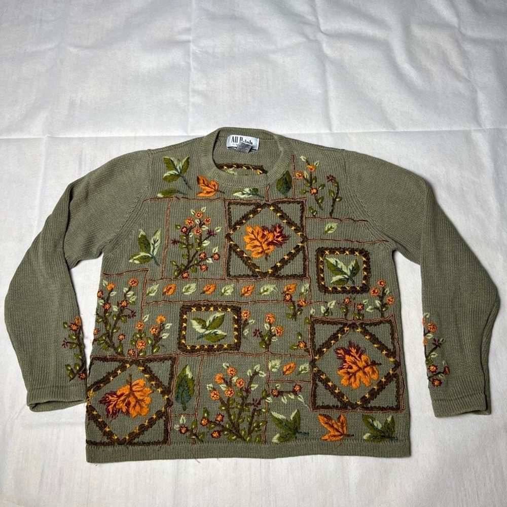 Vintage All Points by Reference Point Ramie & Cotton Sweater